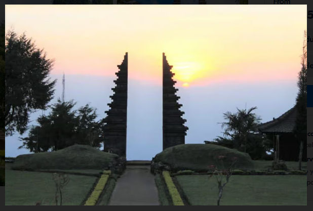 Cetho Temple stepped pyramid and sacred ambiance